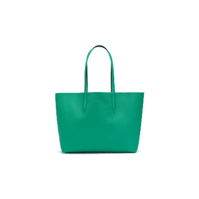 LACOSTE PVC Tote Bag Shopping Bag Handbag Shoulder Bag Women's Green-1