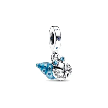 Pandora Sterling Silver Pendants Women's Blue