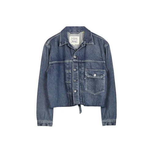 Levis Cropped Coats Women's Blue