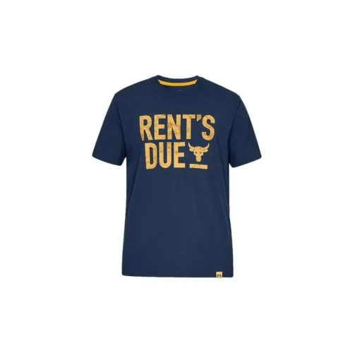 Under Armour Rock Rents T-Shirts Men Navy Blue