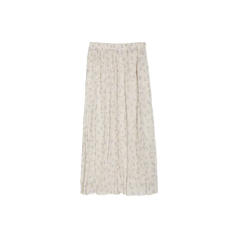 Fstudio Casual Long Skirts Women's Apricot-1