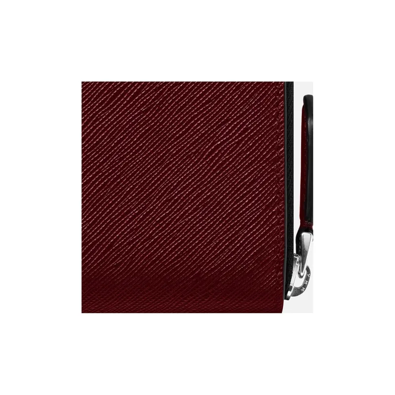MONTBLANC Cow Leather Wallet Men's Burgundy-3