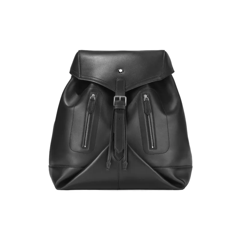MONTBLANC Cow Leather Backpack Men's Black-0