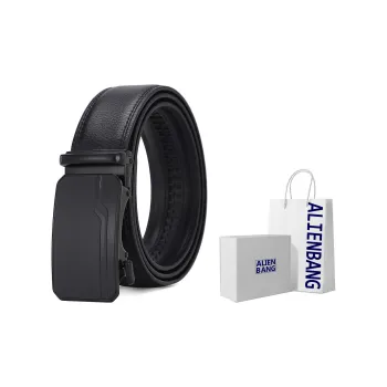 ALIEN BANG Cow Split Leather Leather Belts Men's Width 3.5CM
