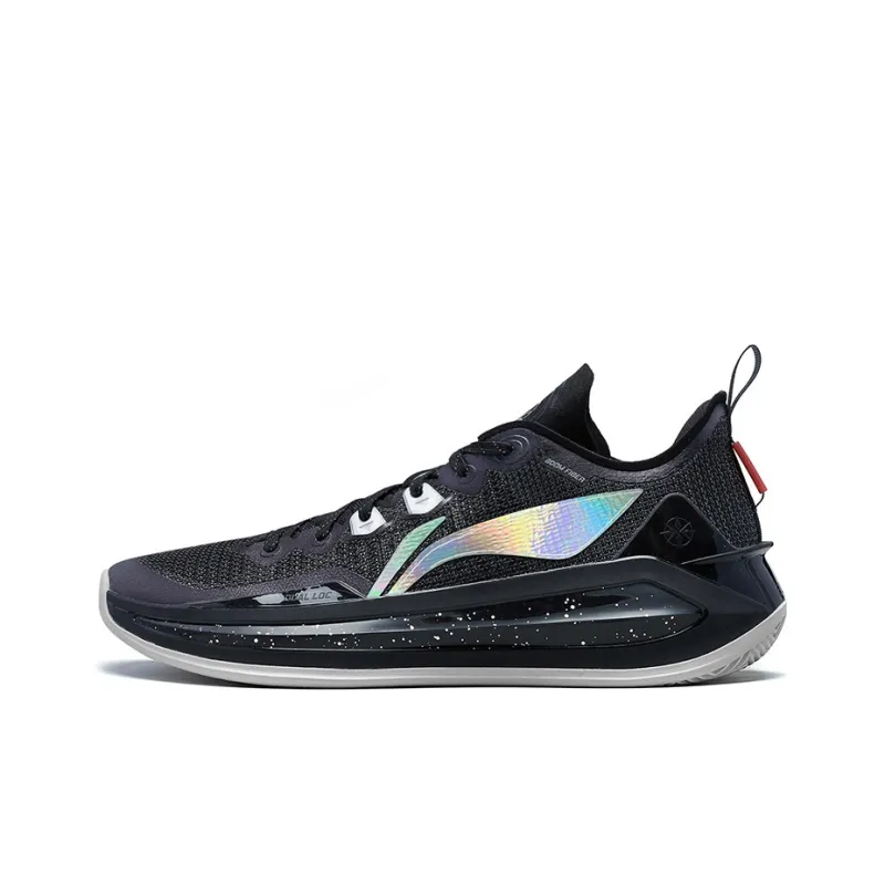 LiNing Liren 3 V2 Obsidian Cushioning Low Top Basketball Shoes Men's Night Black-0
