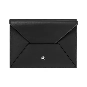 MONTBLANC Calfskin Passport Holder Men's Black