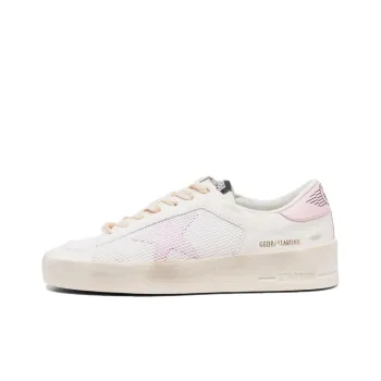 Golden Goose Stardan White Orchid Pink Women's
