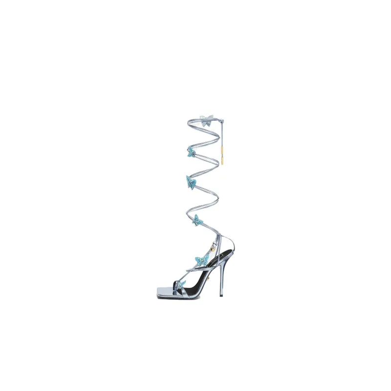 VERSACE JEANS Strap Sandals Women's Blue Black-0