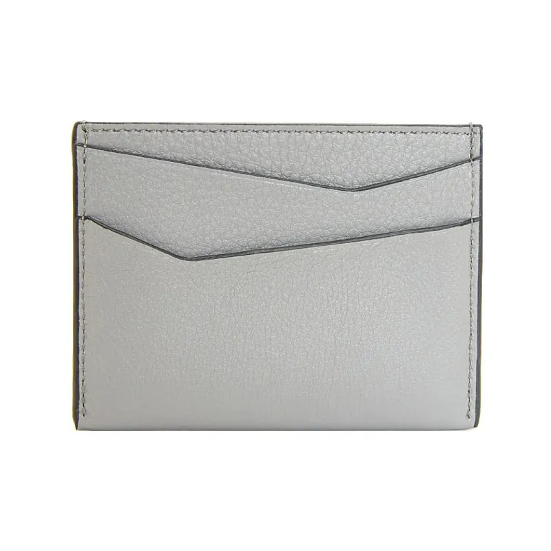 LOEWE Puzzle Cow Leather Card Holder Men's Asphalt Gray-2