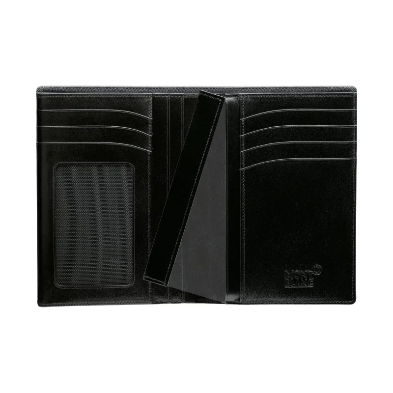 MONTBLANC Cow Leather Card Holder Men's Black-1