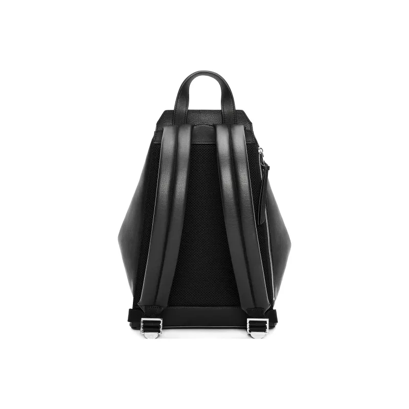LOEWE Cow Leather Backpack Trumpets Men's Black-3