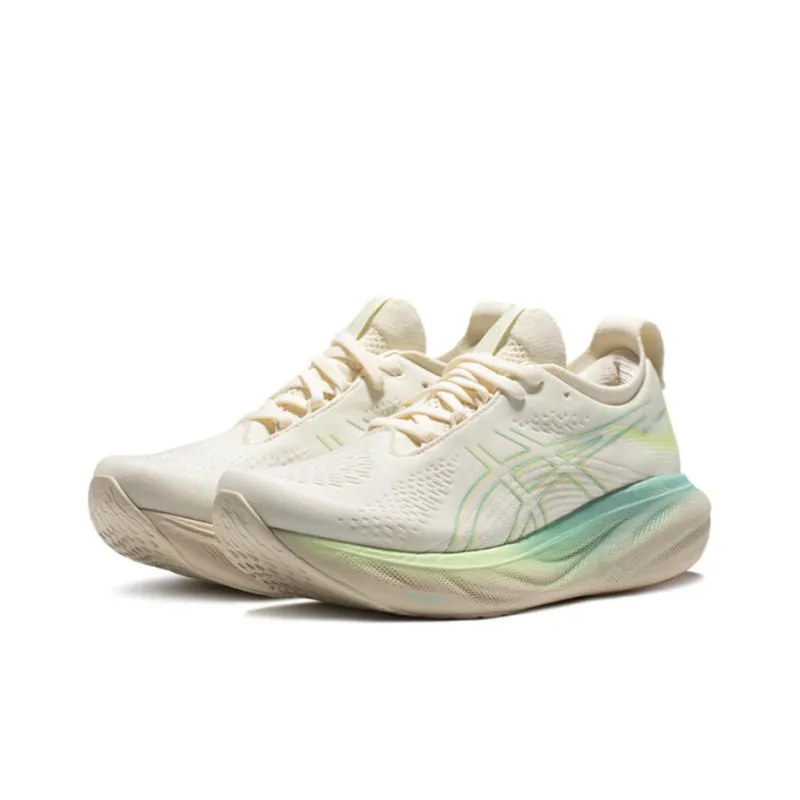 Asics GEL Nimbus 25 'Cream White Green' Women's-2