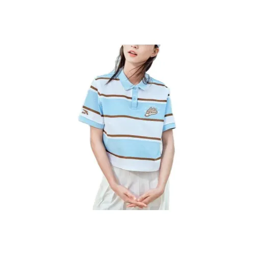 ANTA Life Collection Polo Shirts Women's Morning Glow Blue