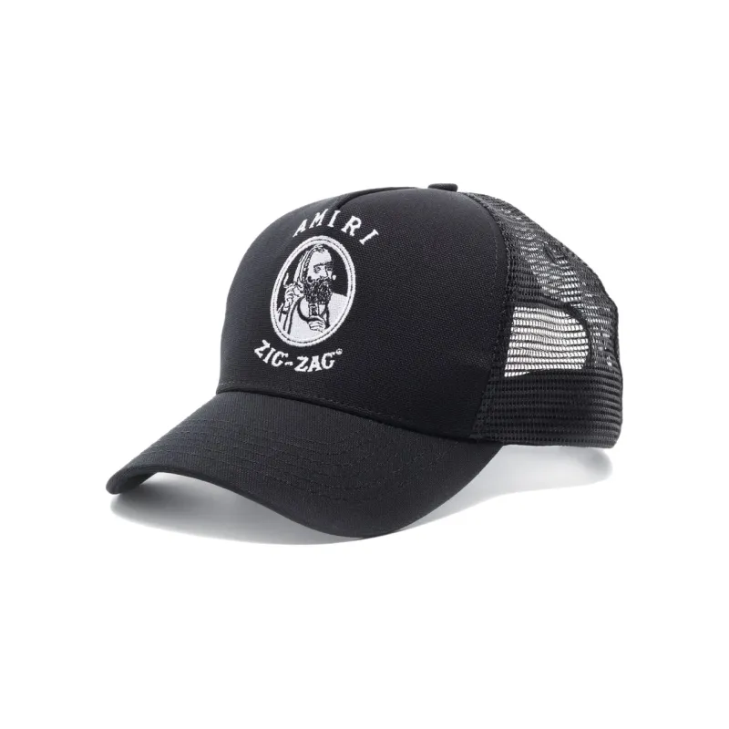 AMIRI Zig Zag Trucker Hat-0
