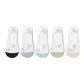 5 Pack (White Black+White Gray+White Blue+White Green+White Skin)