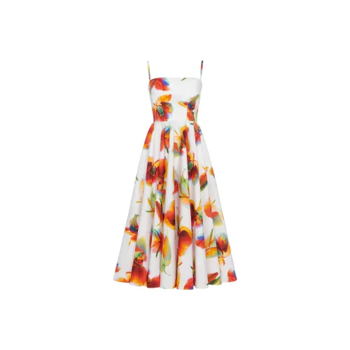 Alexander McQueen Slip Dresses Women's Optical White
