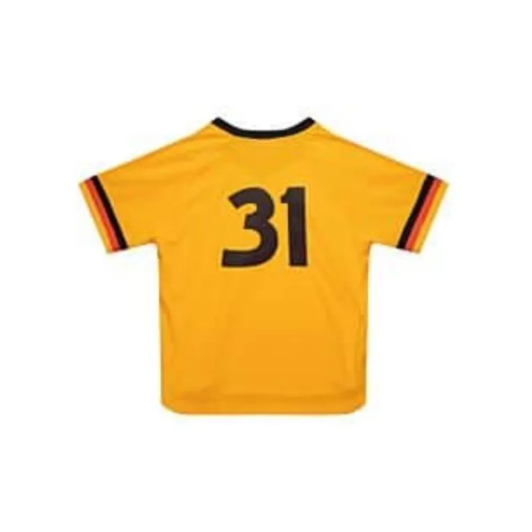 Mitchell Ness T Shirts Unisex Orange-1