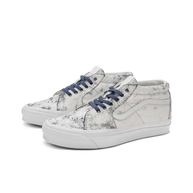 Sk8 Og Vans Mid Lx 'Distress White Navy'-1