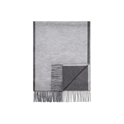 Ermenegildo Zegna Knit Scarves Unisex Gray