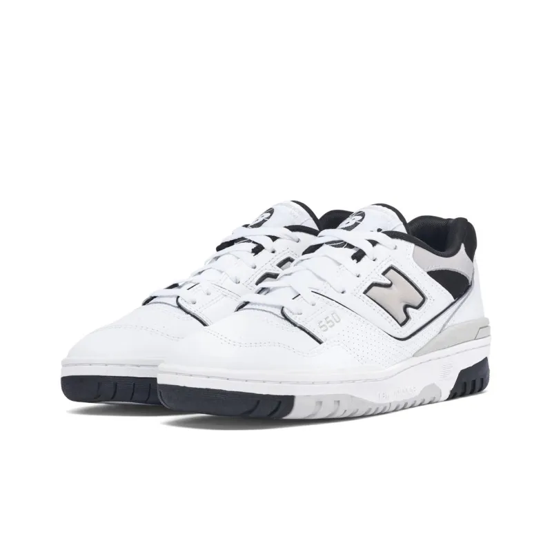 New Balance 550 White Black Grey Women's-2