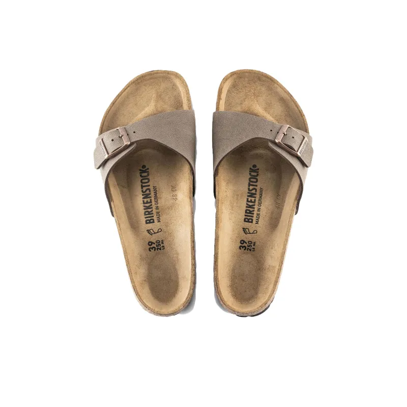 Birkenstock Madrid Birko Flor Birkibuc Narrow Fit 'Mocca'-3