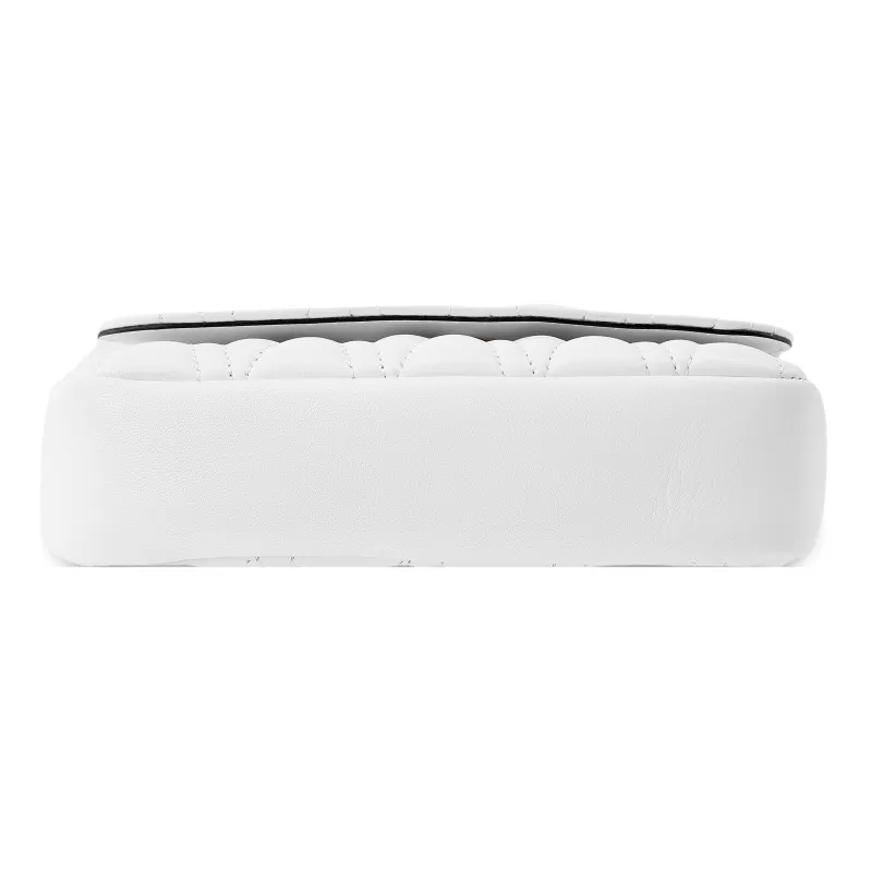 VERSACE Sheepskin Clutch, Crossbody Bag Regular Women's White-3