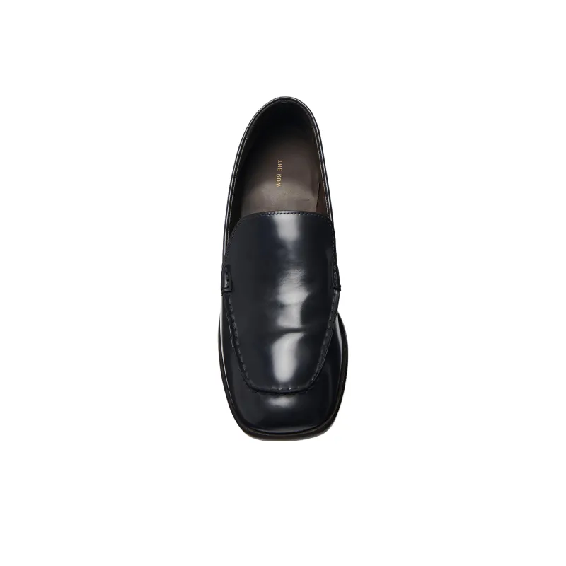 THE ROW Mensy Square-toe Leather Loafers-2