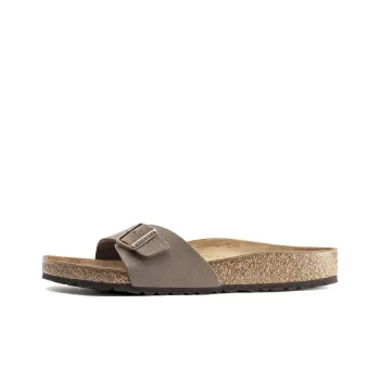 Birkenstock Madrid Birko Flor Birkibuc Narrow Fit 'Mocca'