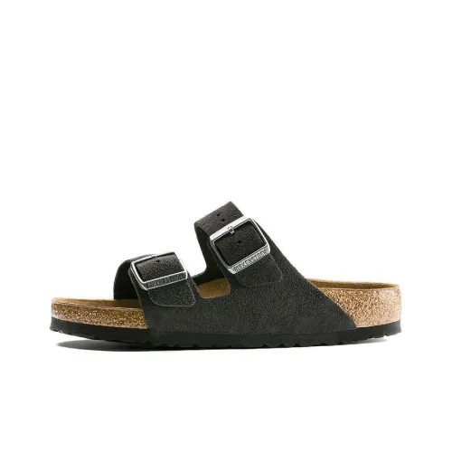 Birkenstock Arizona Soft Footbed Suede Velvet Grey