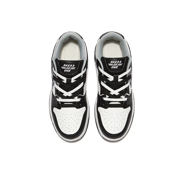 A1 Puffy Shoes Abrasion Resistant Balance Breathable Low Top Skateboard Shoes Unisex-9