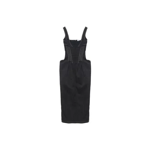 Marine Serre Slip Dresses Women's Black