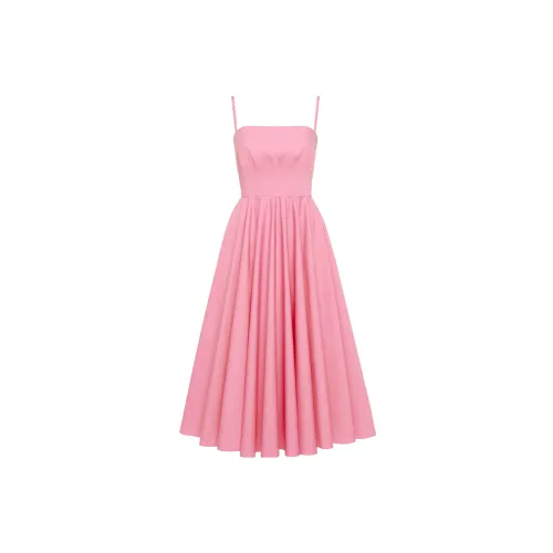 Alexander McQueen SS23 Slip Dresses Women's Pink