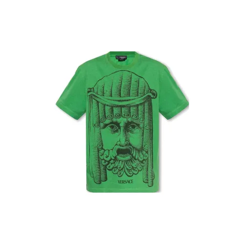 VERSACE T-Shirts Men Green