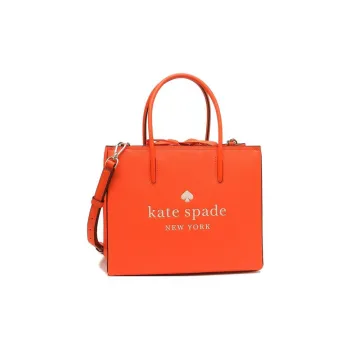 Kate Spade Trista Cow Leather Handbag Shoulder Bag Crossbody Bag Small Size Women's Orange