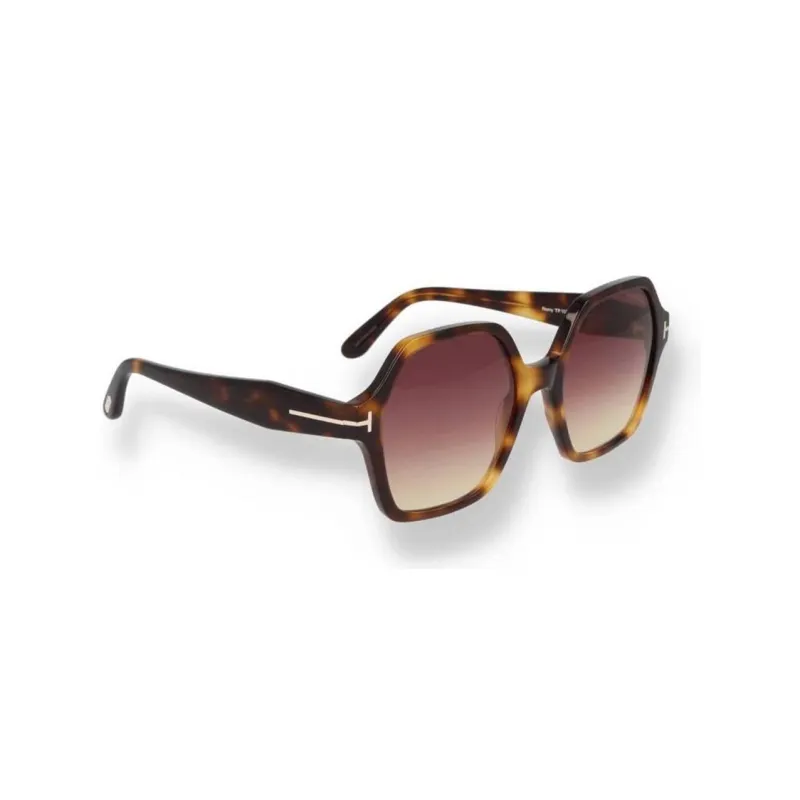 TOM FORD Oversize Geometric framed Sunglasses-1