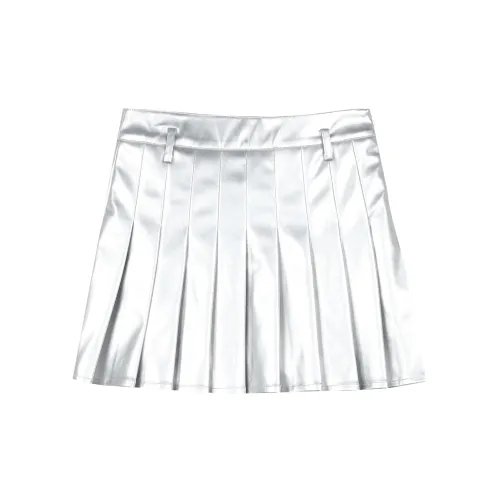 7 SHIFTIN Casual Short Skirts Women's Silver