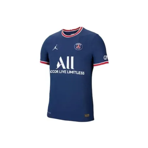 Jordan Paris Saint-Germain Cup Home Vapor Match Shirt 2021-22 With Messi 30 Printing Jersey 