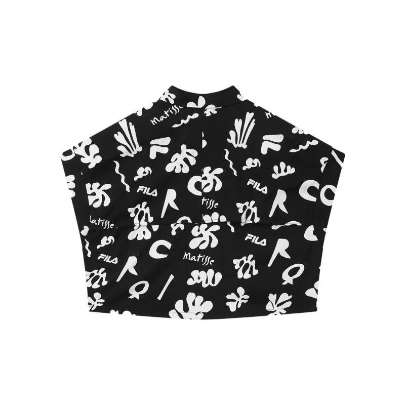 FILA FILA X THE MET Co branded Series Shirt Women's All Over Print-1