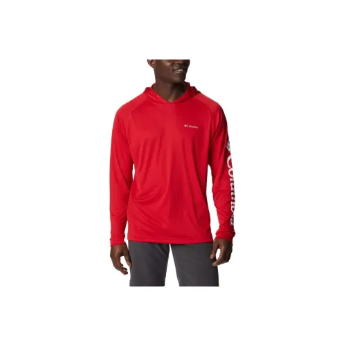 Columbia Fork Stream Sweatshirts Men Red