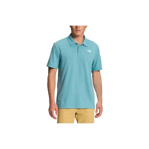 THE NORTH FACE Polo Shirts Men Light Blue