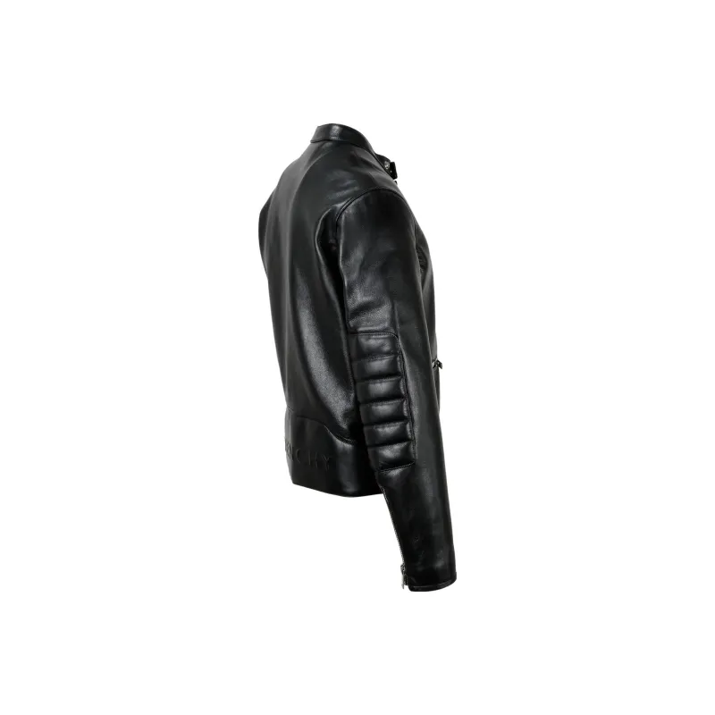 GIVENCHY SS23 Leather Jacket Men's Black-4