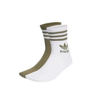 Adidas Originals Parley Mid Crew Sock 2 Pairs Knee High Socks Men's