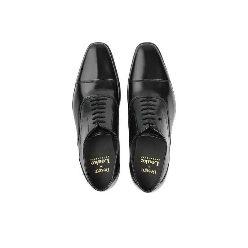 LOAKE Dress Shoes Men Low Top Black-2