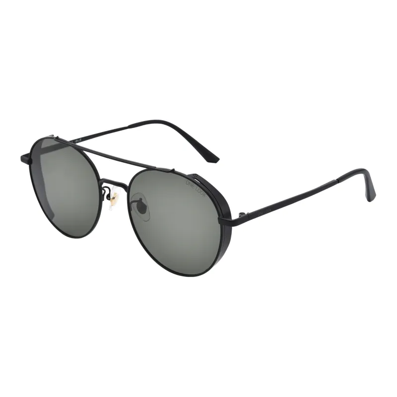 Sijue Aviator Sunglasses Unisex Black-1