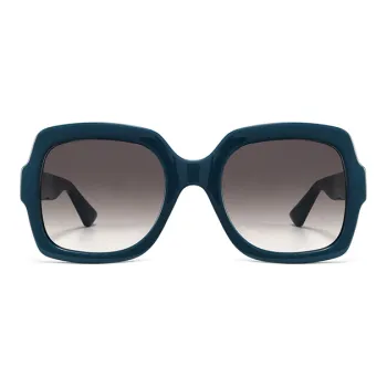 GUCCI Logo plaque Square frame Sunglasses