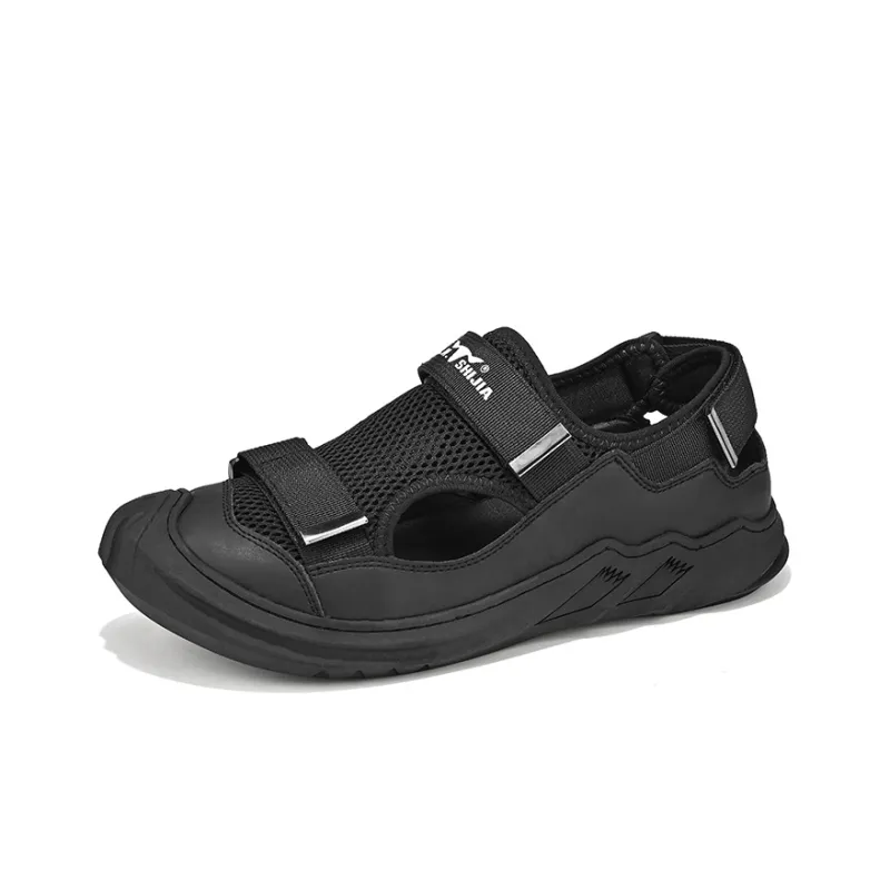 G.N.SHIJIA Casual Shoes Men Low Top Black/Beige-2