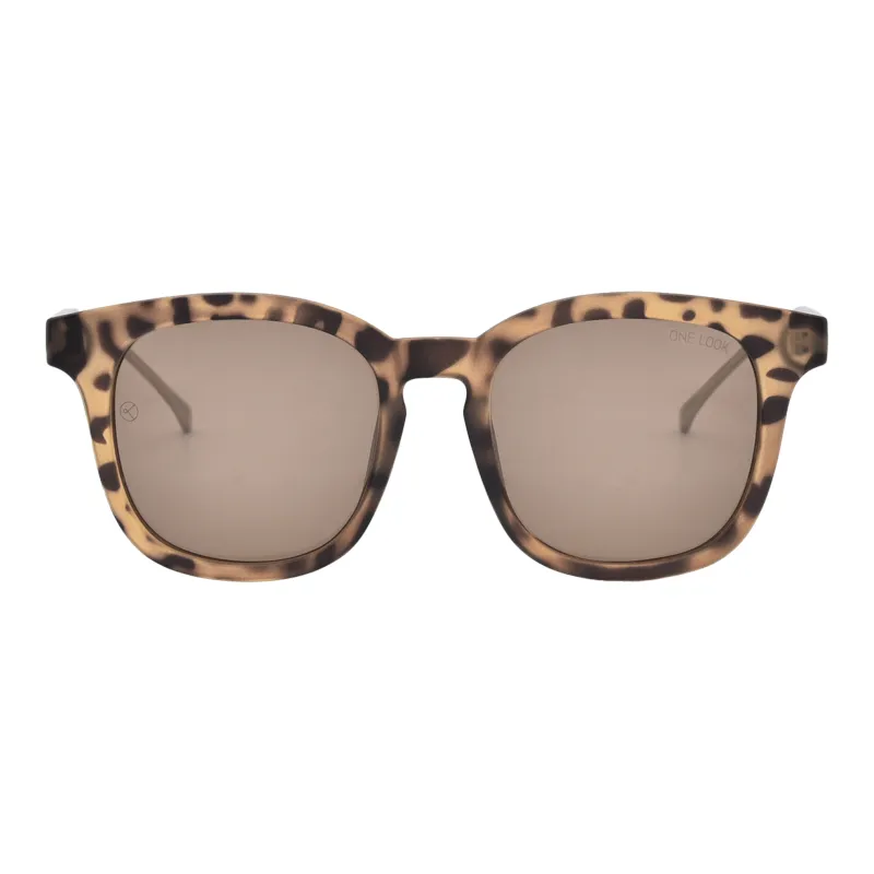 Sijue TR/Memory Plastic Round Sunglasses Unisex Black Frame/Leopard Print Frame-7