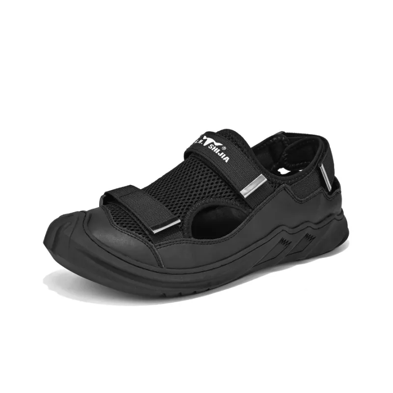 G.N.SHIJIA Casual Shoes Men Low Top Black/Beige-1