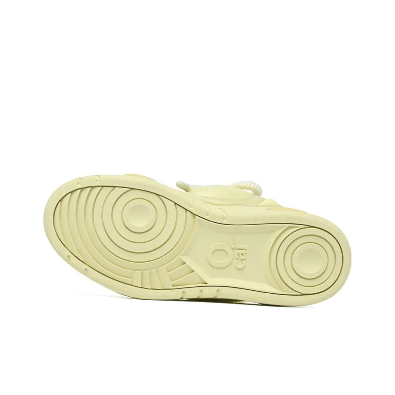 Ocai Retro Low Top Skateboard Shoes Unisex Cheese Yellow-3