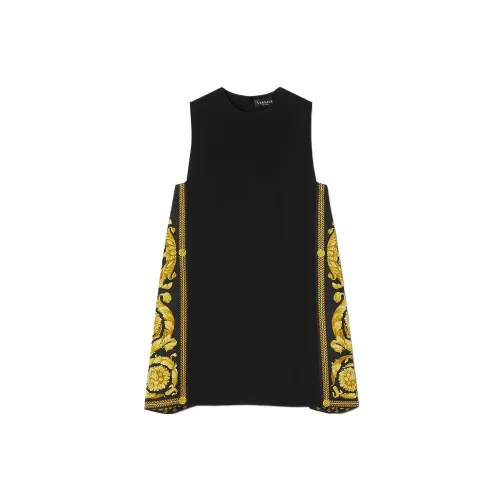 VERSACE Sleeveless Dresses Women's Black